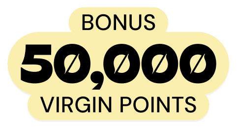 Bonus 50,000 Virgin Points